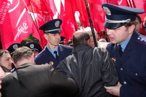 Сотрудники милиции