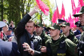 Сотрудники милиции