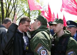 Сотрудники милиции