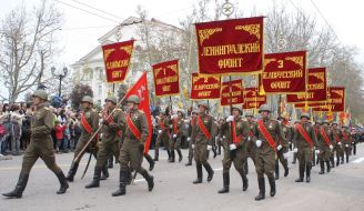 The parade of winners in Sevastopol