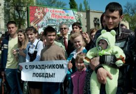 Participants of festive events