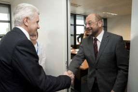 Vladimir Litvin and Martin Schulz