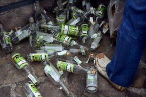 Пустые бутылки