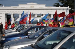 Participants of international rally