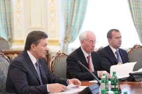 Viktor Yanukovich, Nikolay Azarov and Andrey Klyuyev