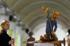 "Furious Genius" sculpture