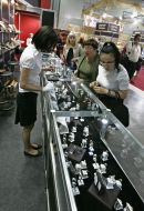 Visitors of exhibition