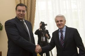 Владимир Литвин и Мариан Лупу