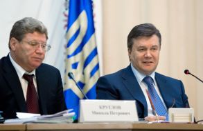 Viktor Yanukovich and Nikolay Kruglov