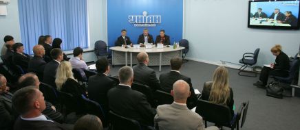 Yuriy Lagno, Oleg Kalashnikov and Vadim Mingalyov