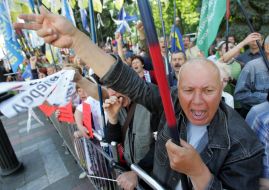 Участники Весеннего марша протеста