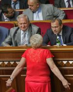 Andrey Klyuev, Viktor Tikhonov and Ekaterina Samoylik