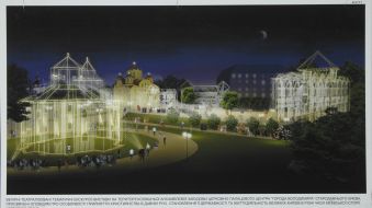 Sketch of architectural design