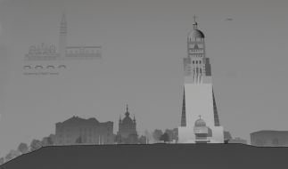 Sketch of architectural design