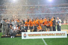 The players of FС "Shakhter" (Donetsk)