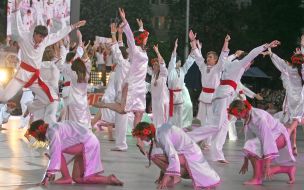 Participants of dancing show