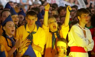 Participants of dancing show