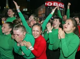 Participants of dancing show