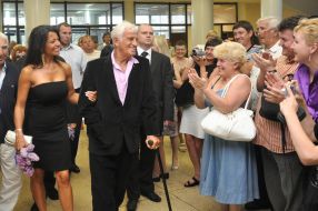 Jean-Paul Belmondo and Barbara Gandolfi