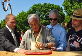 Jean-Paul Belmondo and Aleksandr Ridnuy