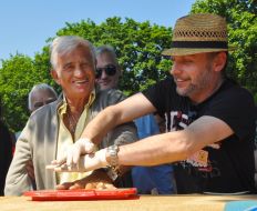 Jean-Paul Belmondo and Aleksandr Ridnuy