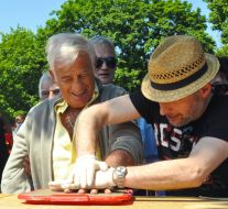Jean-Paul Belmondo and Aleksandr Ridnuy