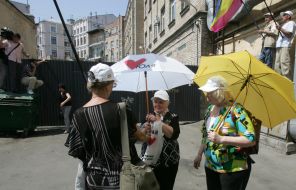 Supporters of Yuliya Timoshenko
