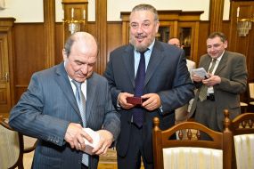 Фідель Кастро Діас-Баларт та Леонід Губерський