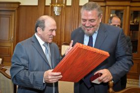 Фідель Кастро Діас-Баларт та Леонід Губерський