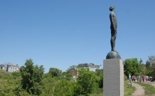 Rain sculpture of Nazar Bilyk