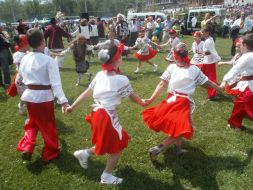 Участники гуцульского праздника ”Полонинська ватра”