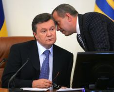 Viktor Yanukovich and Andrey Klyuev