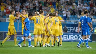 Players of the national team of Ukraine
