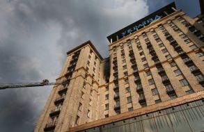 Пожар в гостинице «Украина»