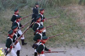 Participants of military historical reconstruction