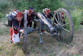 Реконструкція одного з бойових епізодів Кримської війни