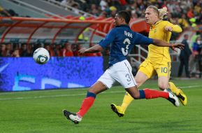 Andrey Voronin and Patrice Evra