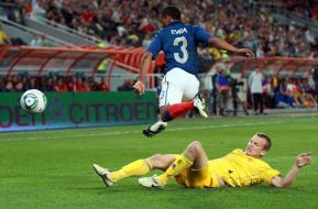 Oleg Gusev and Patrice Evra