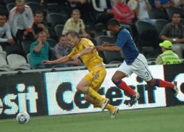 Oleg Gusev and Patrice Evra