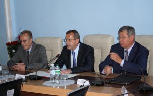 Valeriy Saratov, Andrey Klyuev and Vladimir Yatsuba