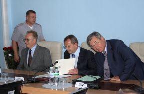 Valeriy Saratov, Andrey Klyuev and Vladimir Yatsuba