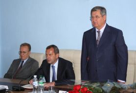 Valeriy Saratov, Andrey Klyuev and Vladimir Yatsuba