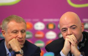 Ganni Infantino and Grigoriy Surkis