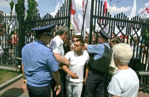 The supporters of Timoshenko break through to the court