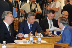 Fedor Yaroshenko, Yuriy Boyko and Aleksandr Lavrinovich
