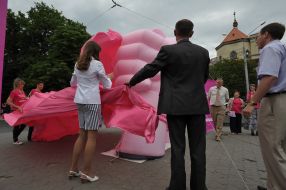 Art-construction "Monument of humaneness"