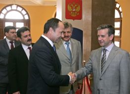 Sergey Tigipko, Vladimir Sivkovich and Mihail Zurabov