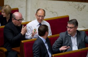 Arseniy Yatsenyuk, Irina Gerashchenko, Vyacheslav Kirilenko and Oleg Gumenyuk