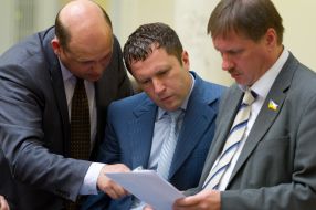 Taras Chornovil, Igor Rybakov and Vladimir Kaplienko