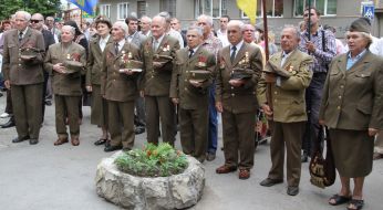 Veterans of Ukrainian insurgent army